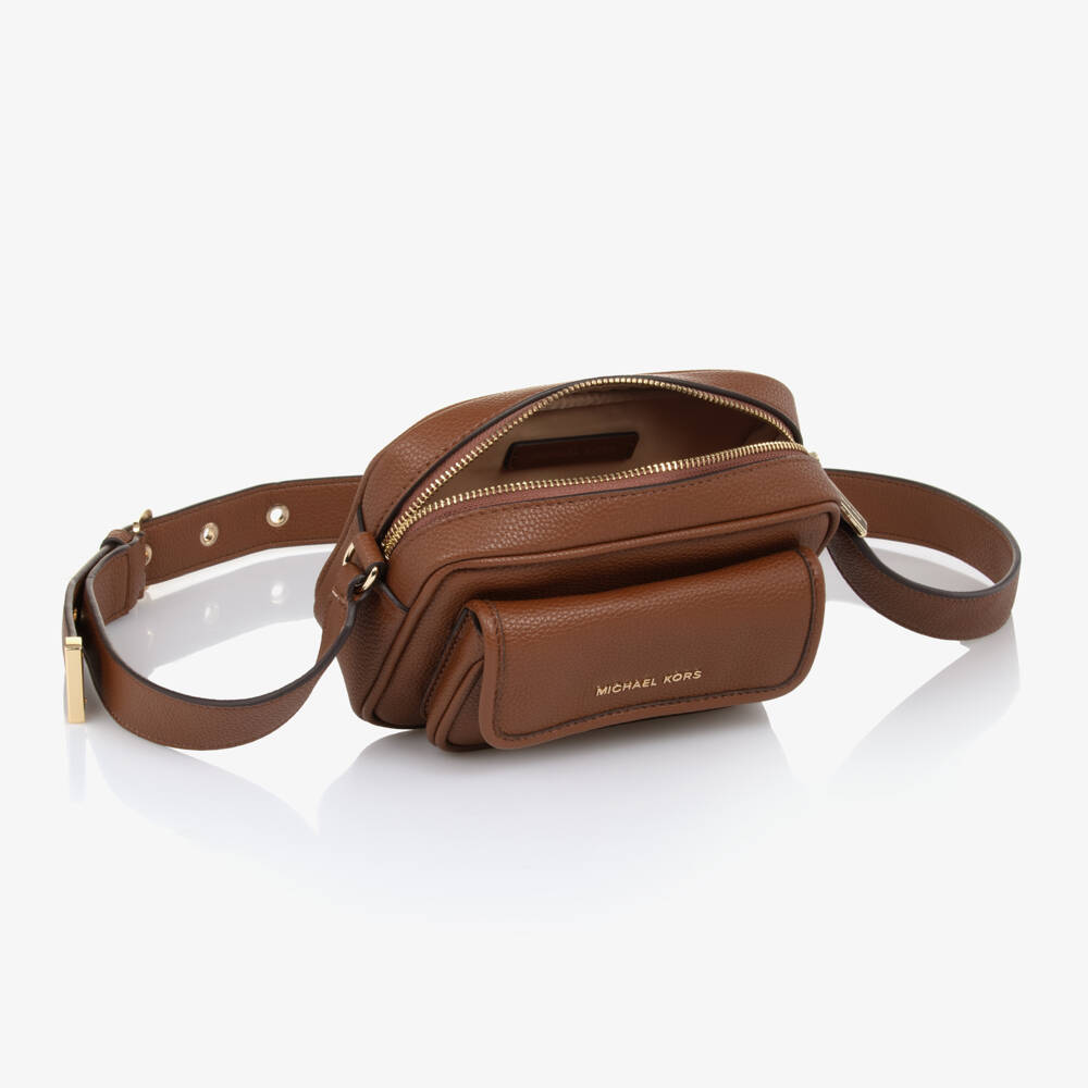 Michael Kors Kids-Girls Tan Chic Shoulder Satchel | Childrensalon Outlet