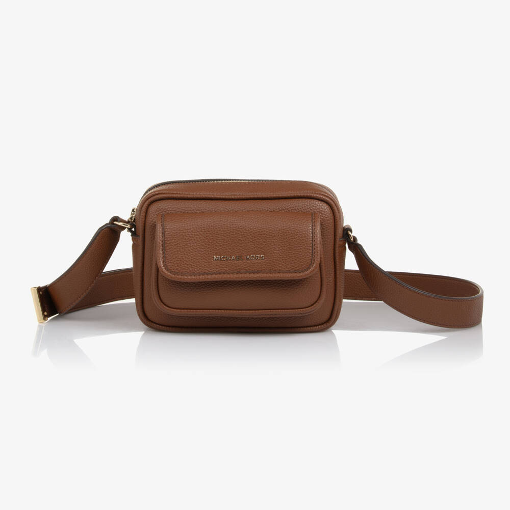 Michael Kors Kids-Girls Tan Chic Shoulder Satchel | Childrensalon Outlet
