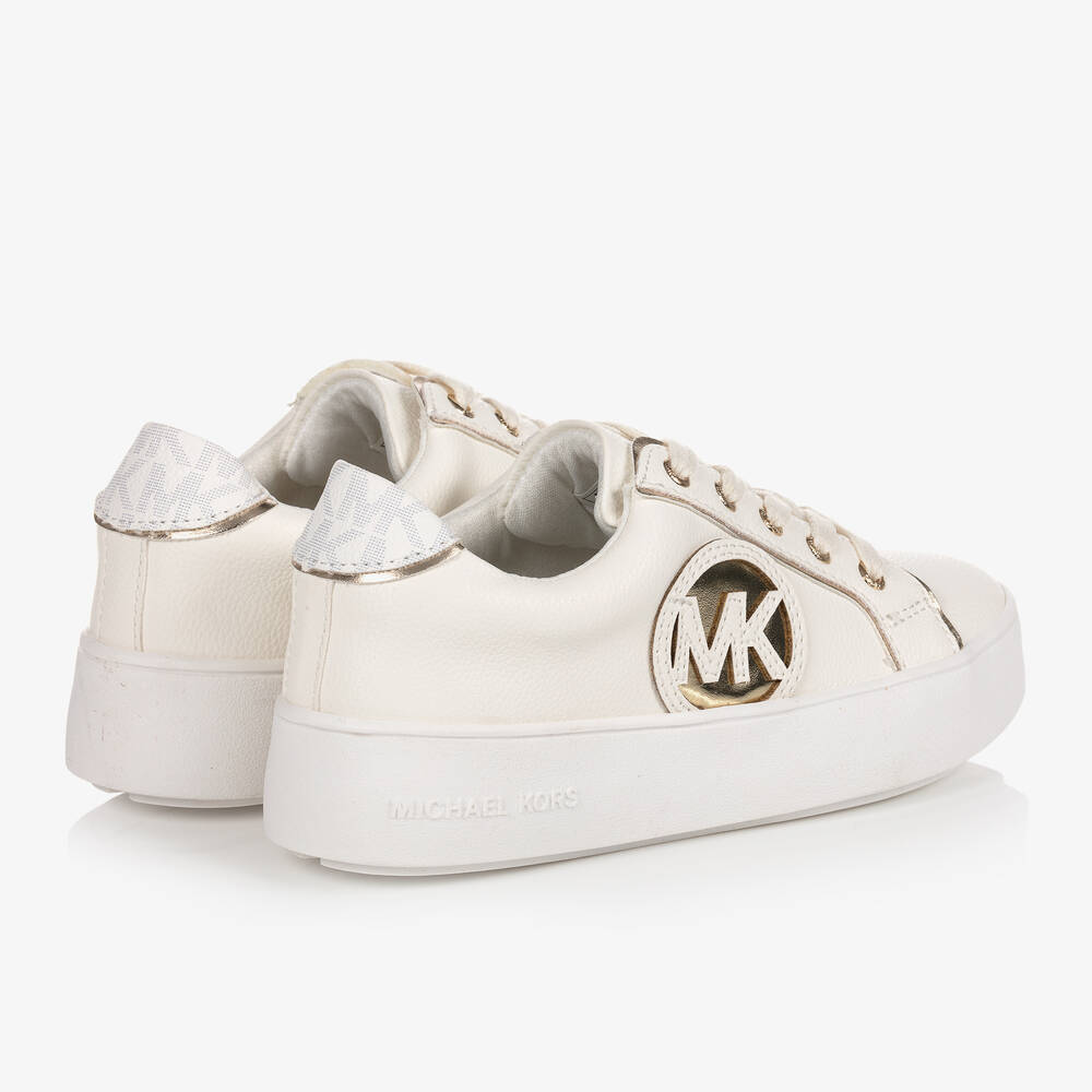 [新品未使用]MICHAEL KORS ゴールド ホワイト MICHAEL Michael Kors | Shoes | Michael Kors Poppy Lace Up