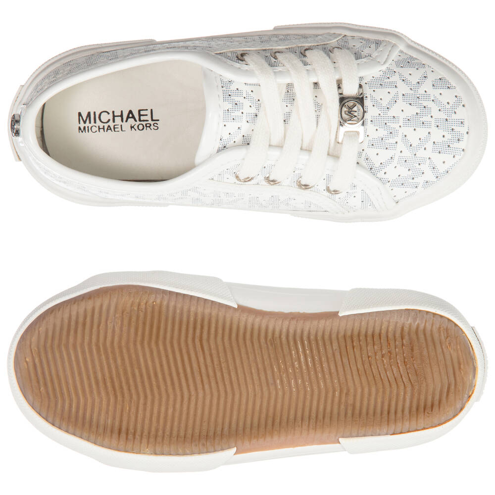 Michael Kors Kids-ترينرز لون أبيض للفتيات | Childrensalon Outlet
