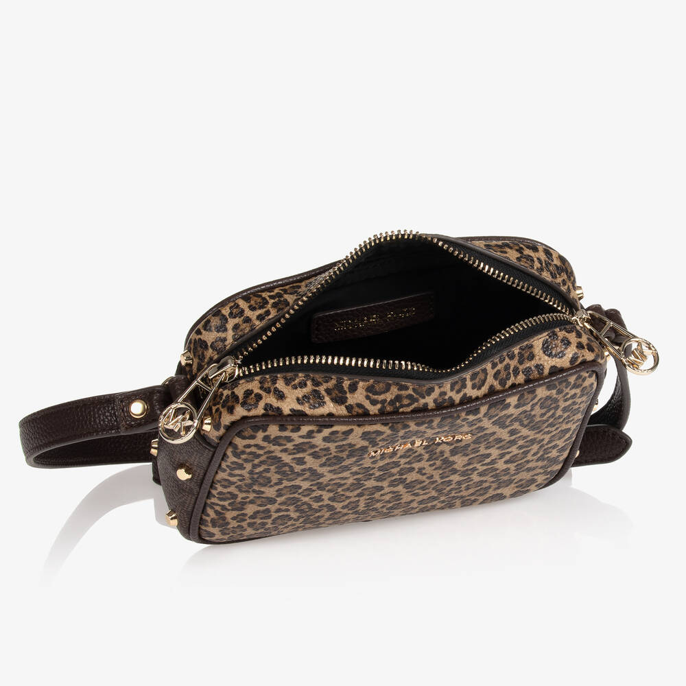 Leopard print michael kors bag sale