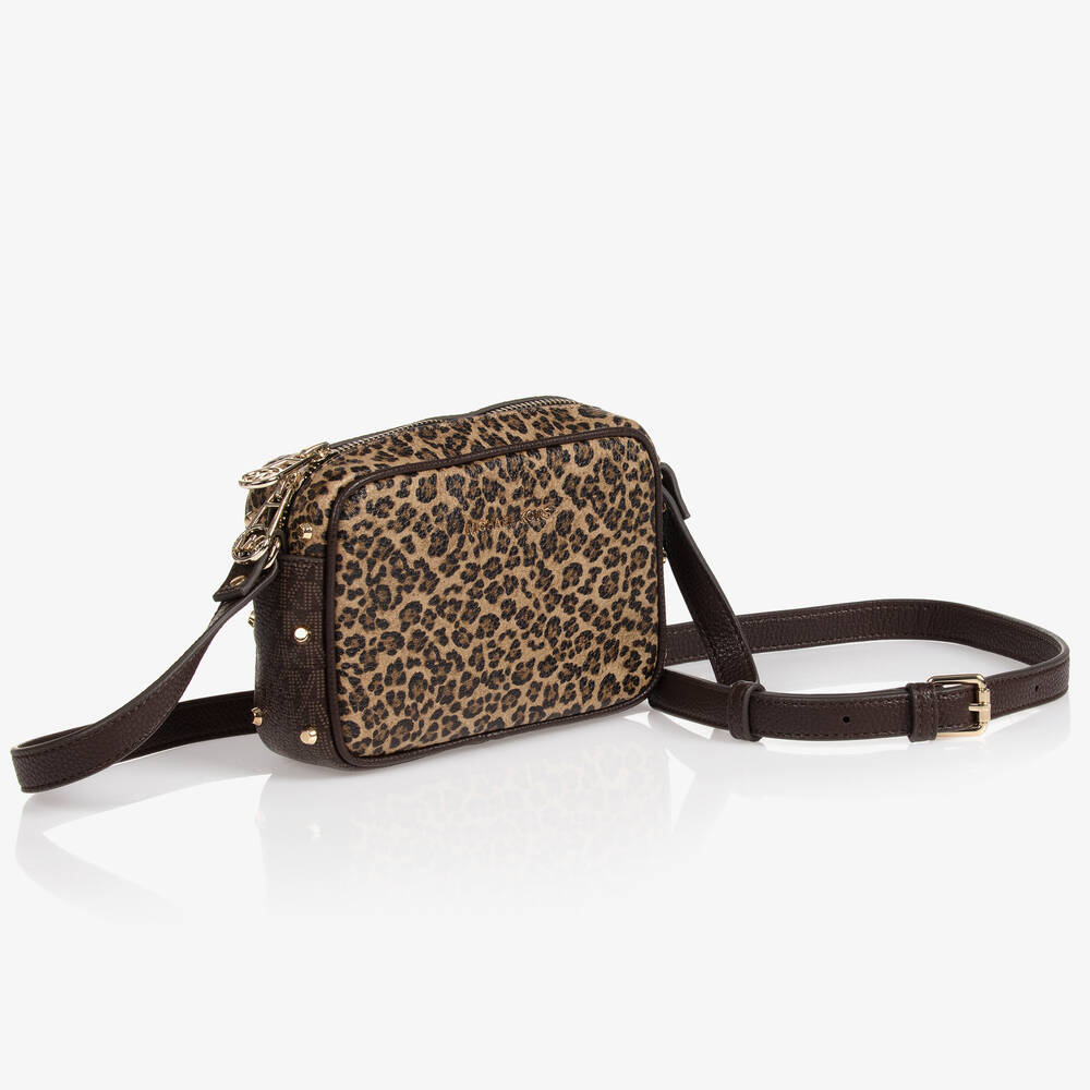 Michael Kors Kids-Leopard Shoulder Bag (17cm) | Childrensalon Outlet