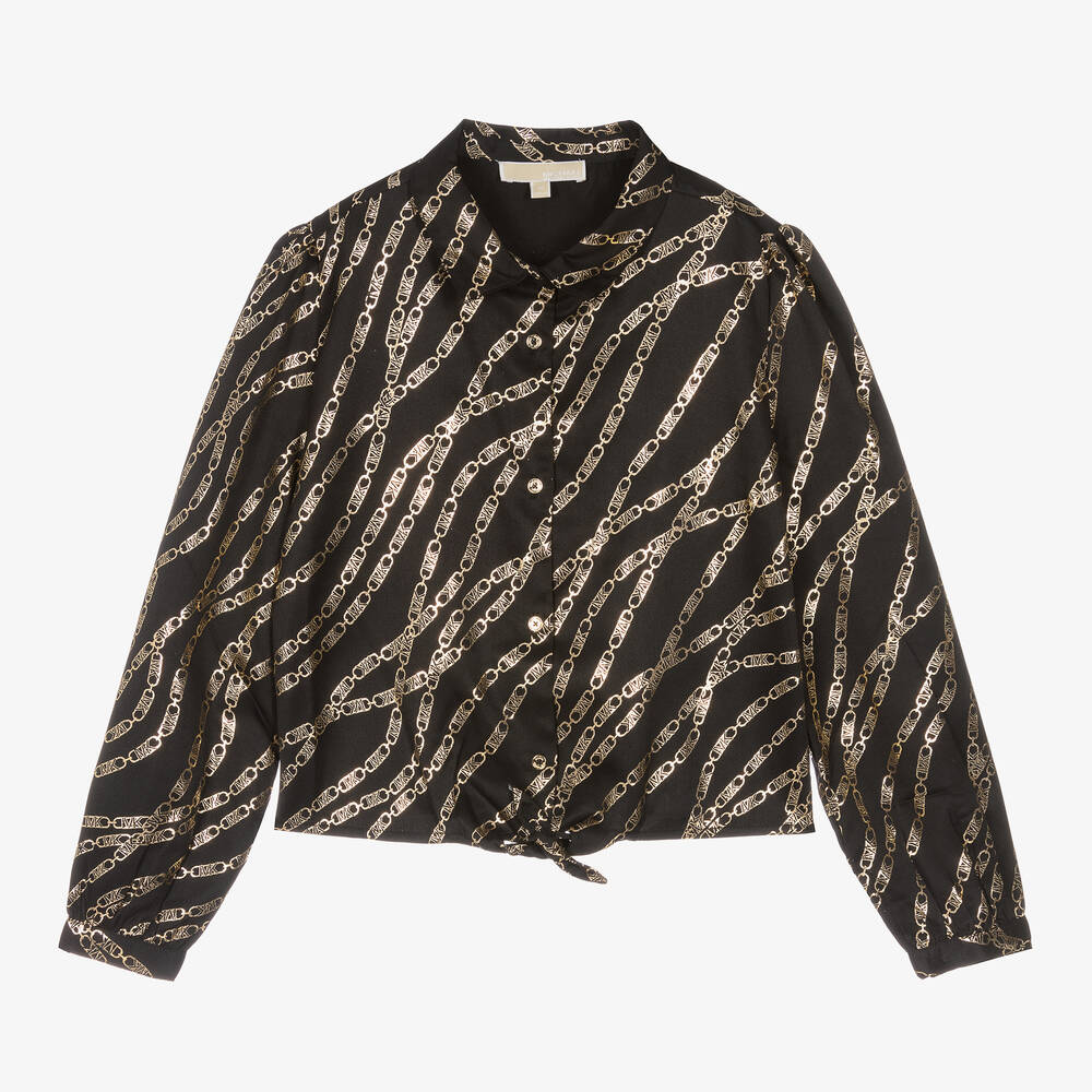Blouse noire et dorée sales