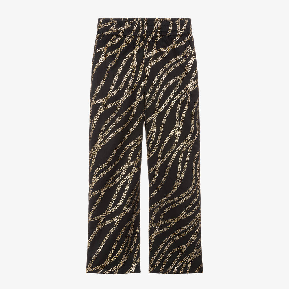 Michael Kors Kids - Teen Hose in Schwarz und Gold | Childrensalon