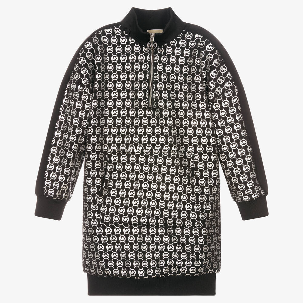 Michael Kors Kids-Teen Girls Black Logo Dress | Childrensalon Outlet