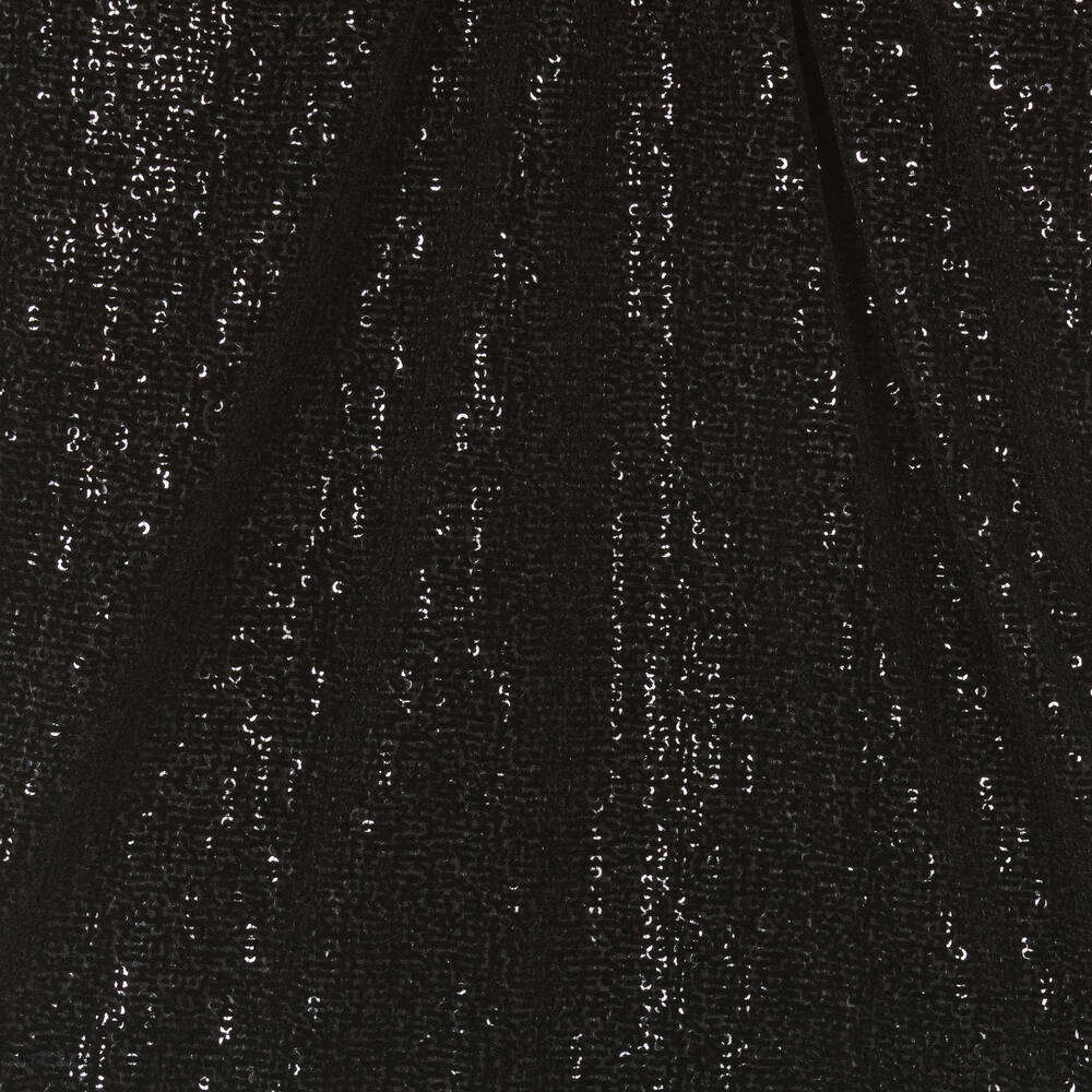 Michael Kors Kids-Teen Girls Black Sequin Sweatshirt Dress | Childrensalon Outlet