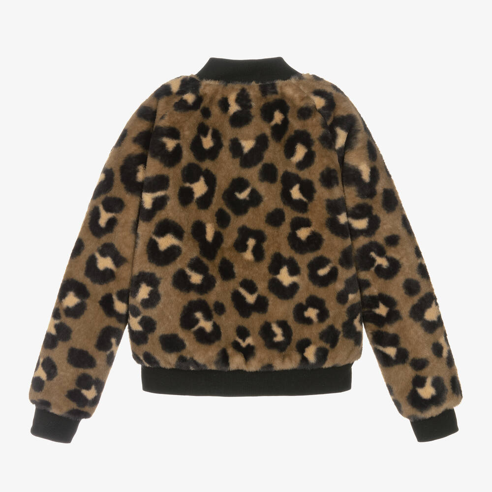 Leopard jacket kids cheap