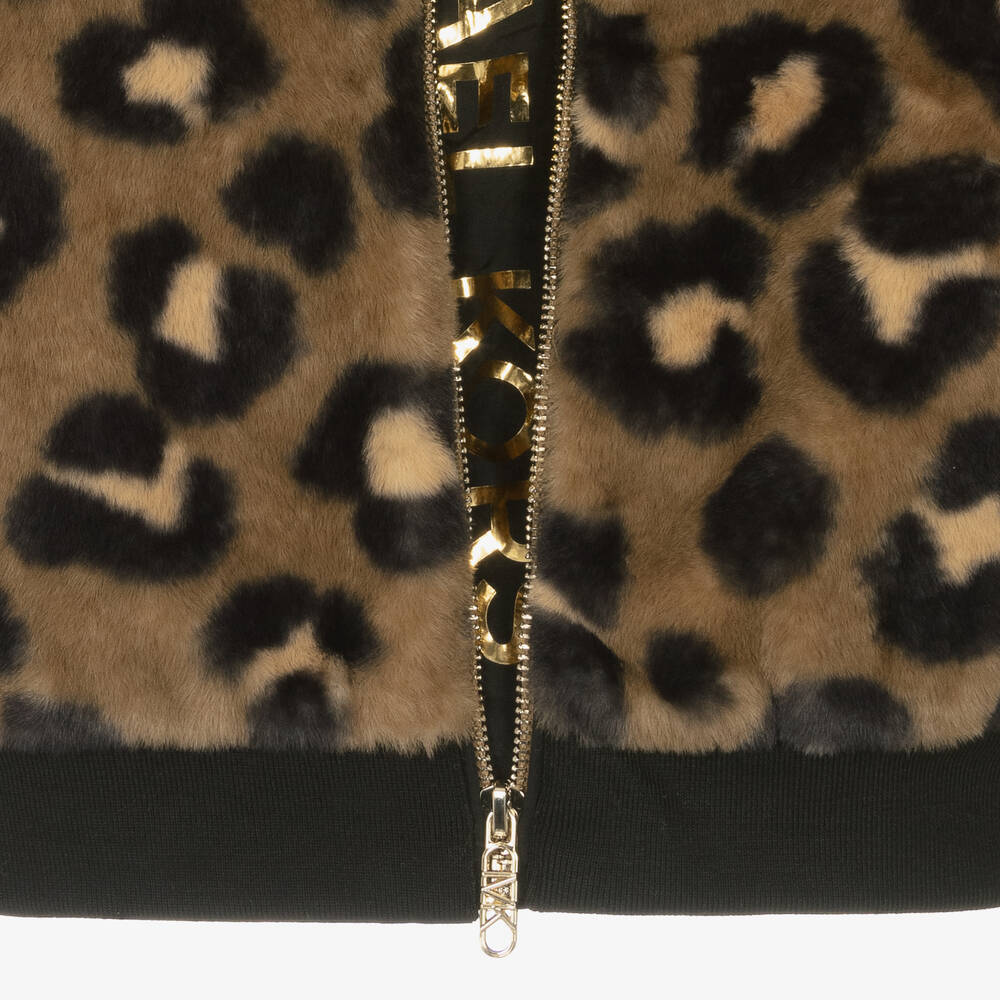 Michael kors animal print jacket deals