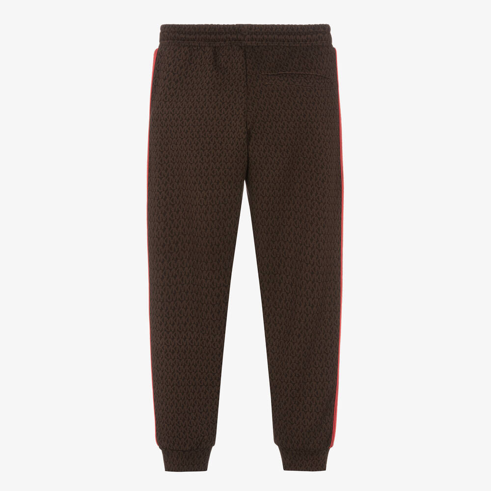 Michael Kors Kids-Teen Girls Brown monogram Joggers | Childrensalon Outlet