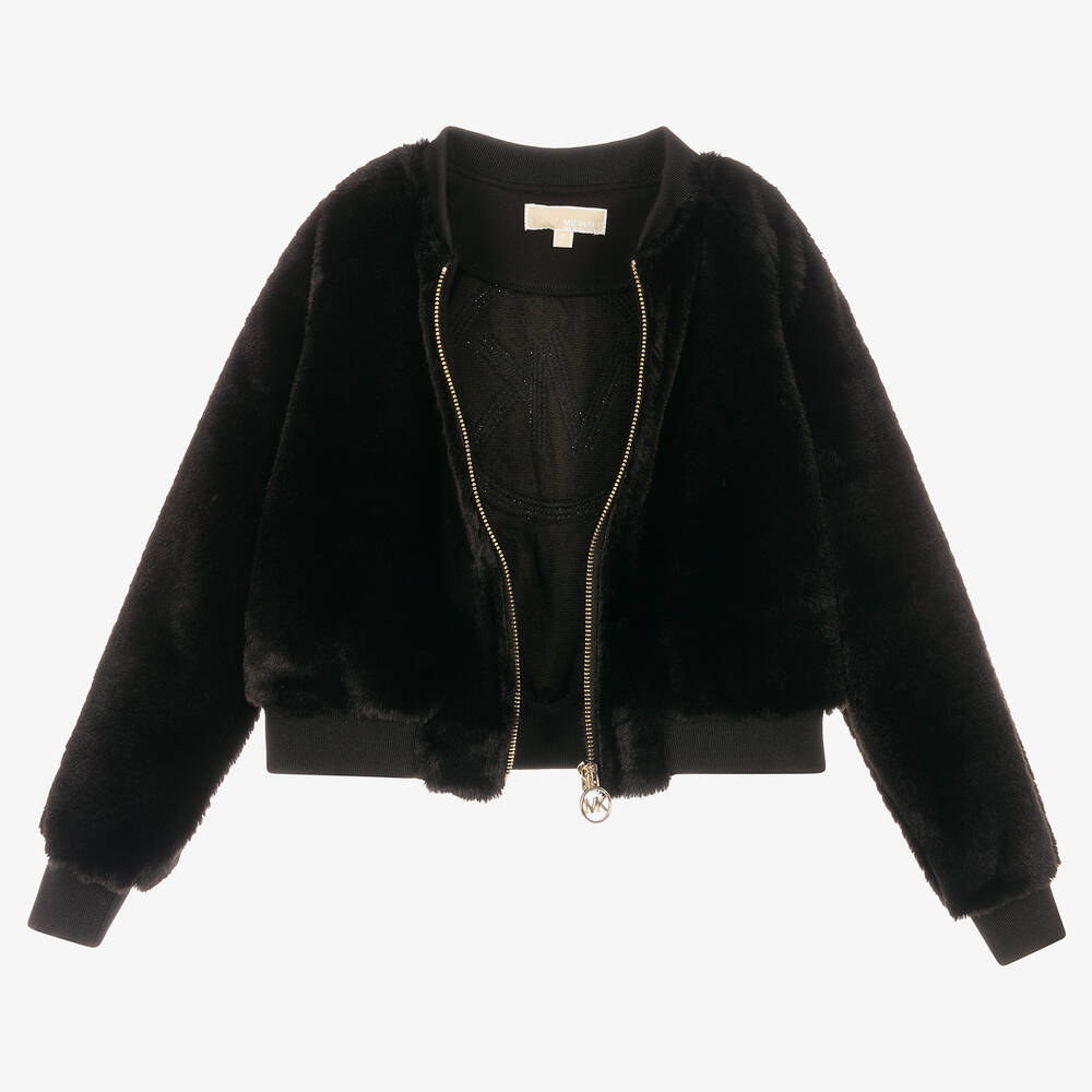 Michael Kors Kids-Teen Girls Faux Fur Jacket | Childrensalon Outlet