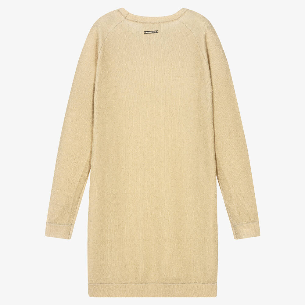 Michael Kors Kids-Teen Girls Gold Sweater Dress | Childrensalon Outlet