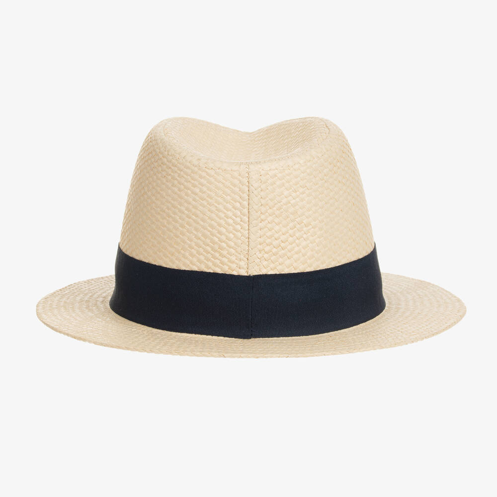 Michael Kors Kids-Teen Girls Light Beige Straw Hat | Childrensalon Outlet