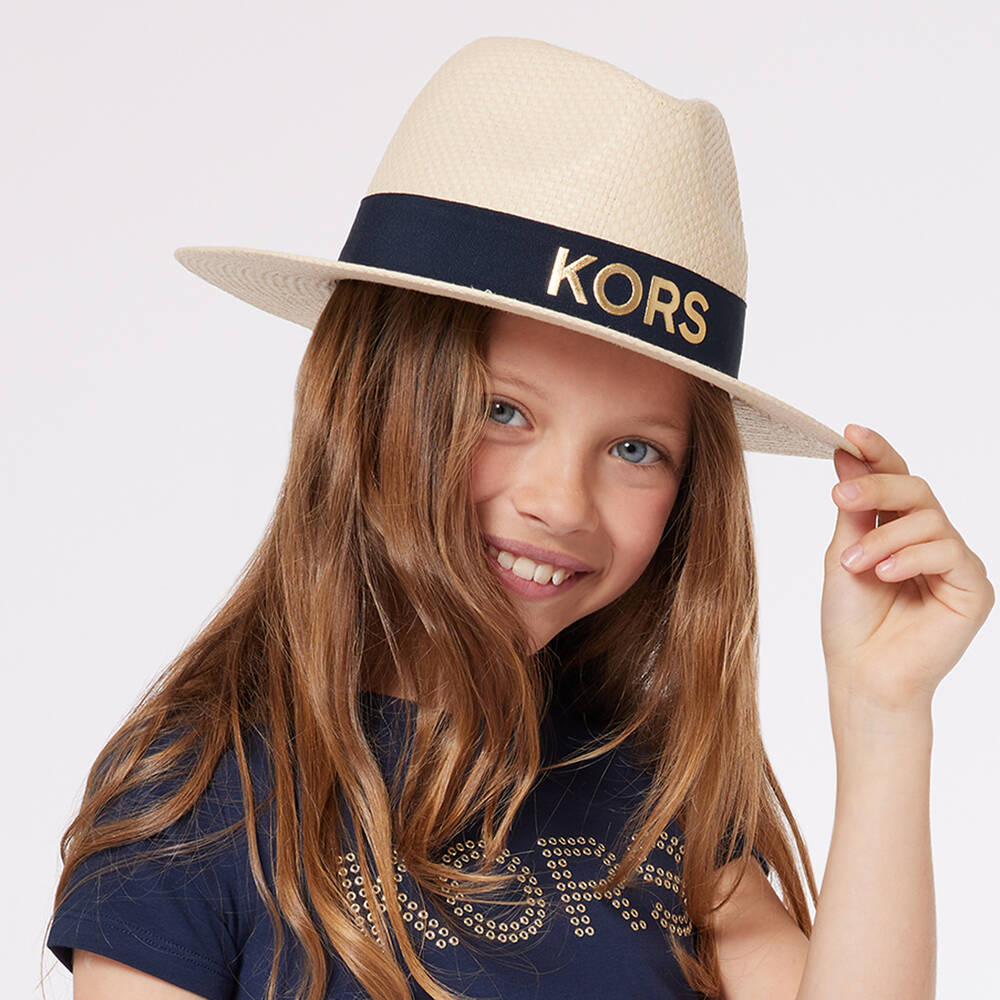 Kids straw hat top