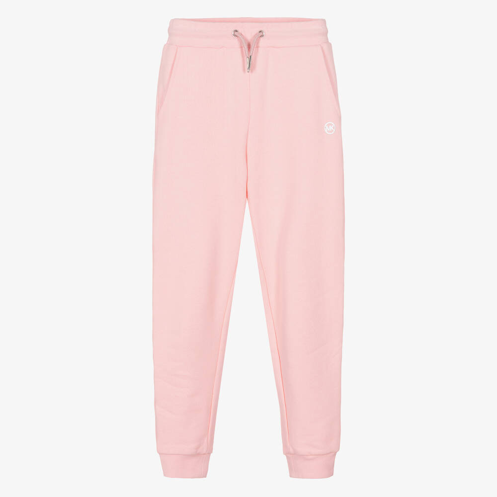 Michael Kors Kids - Teen Girls Pink Cotton Joggers | Childrensalon