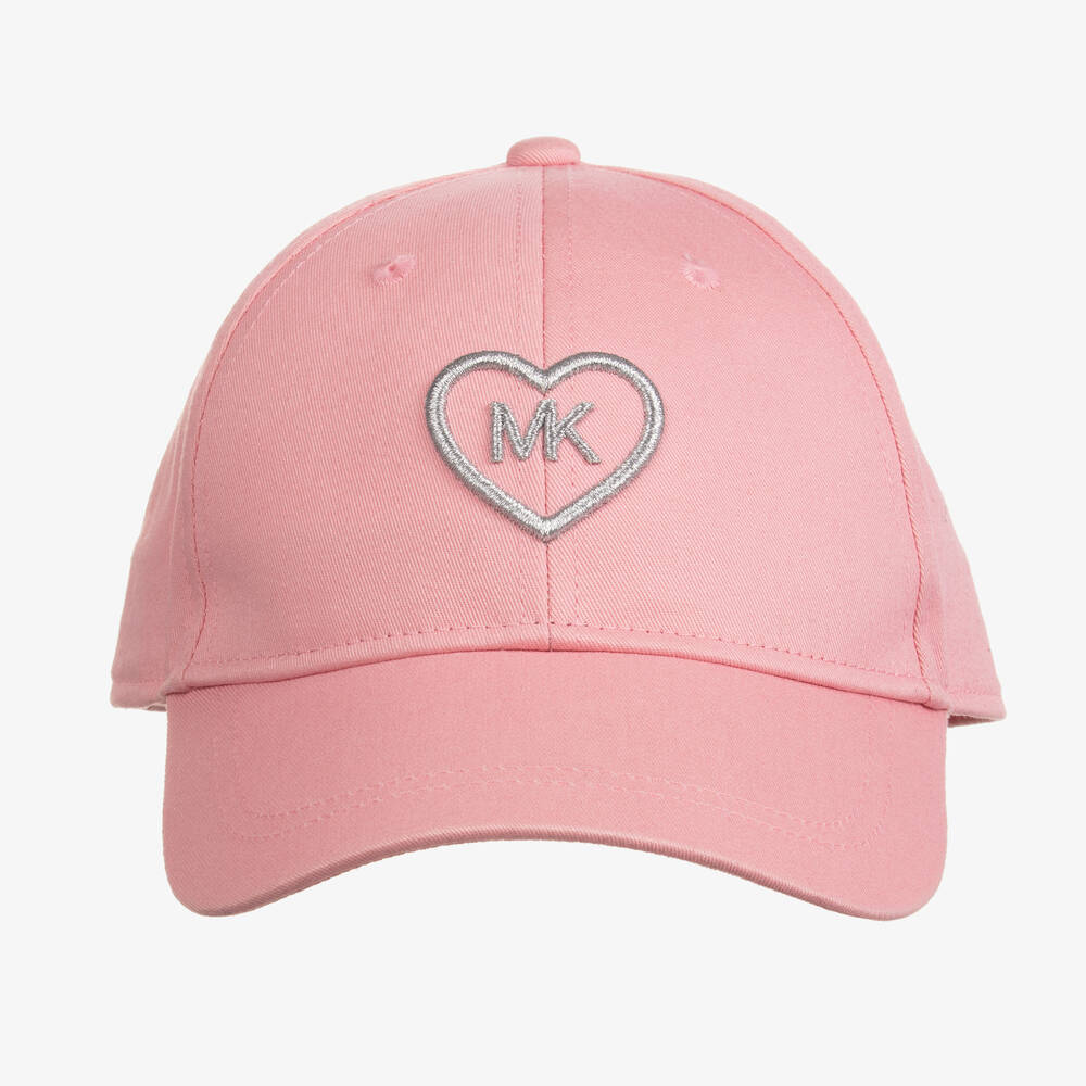 Michael Kors Kids-كاب تينز بناتي قطن تويل لون زهري | Childrensalon Outlet