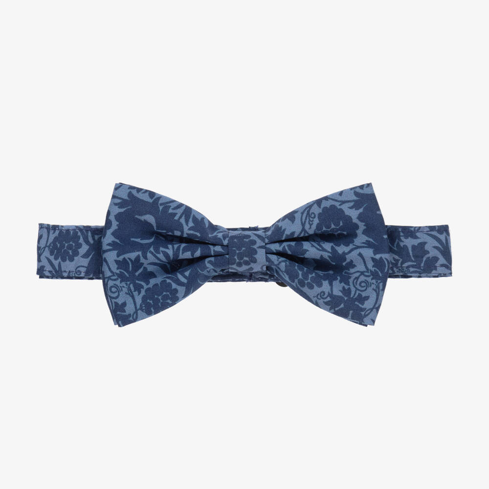 Milledeux-Boys Floral Navy Bow Tie | Childrensalon Outlet