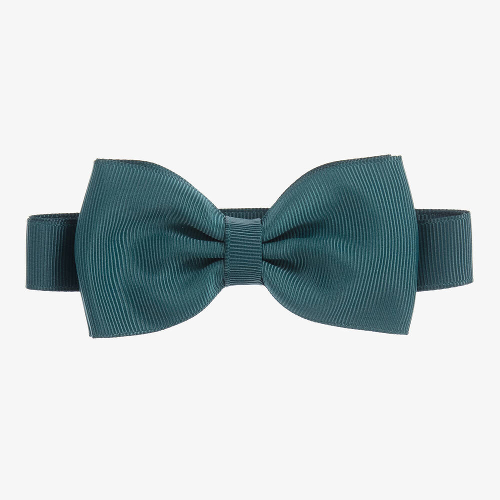 Milledeux-Boys Green Bow Tie (10cm) | Childrensalon Outlet