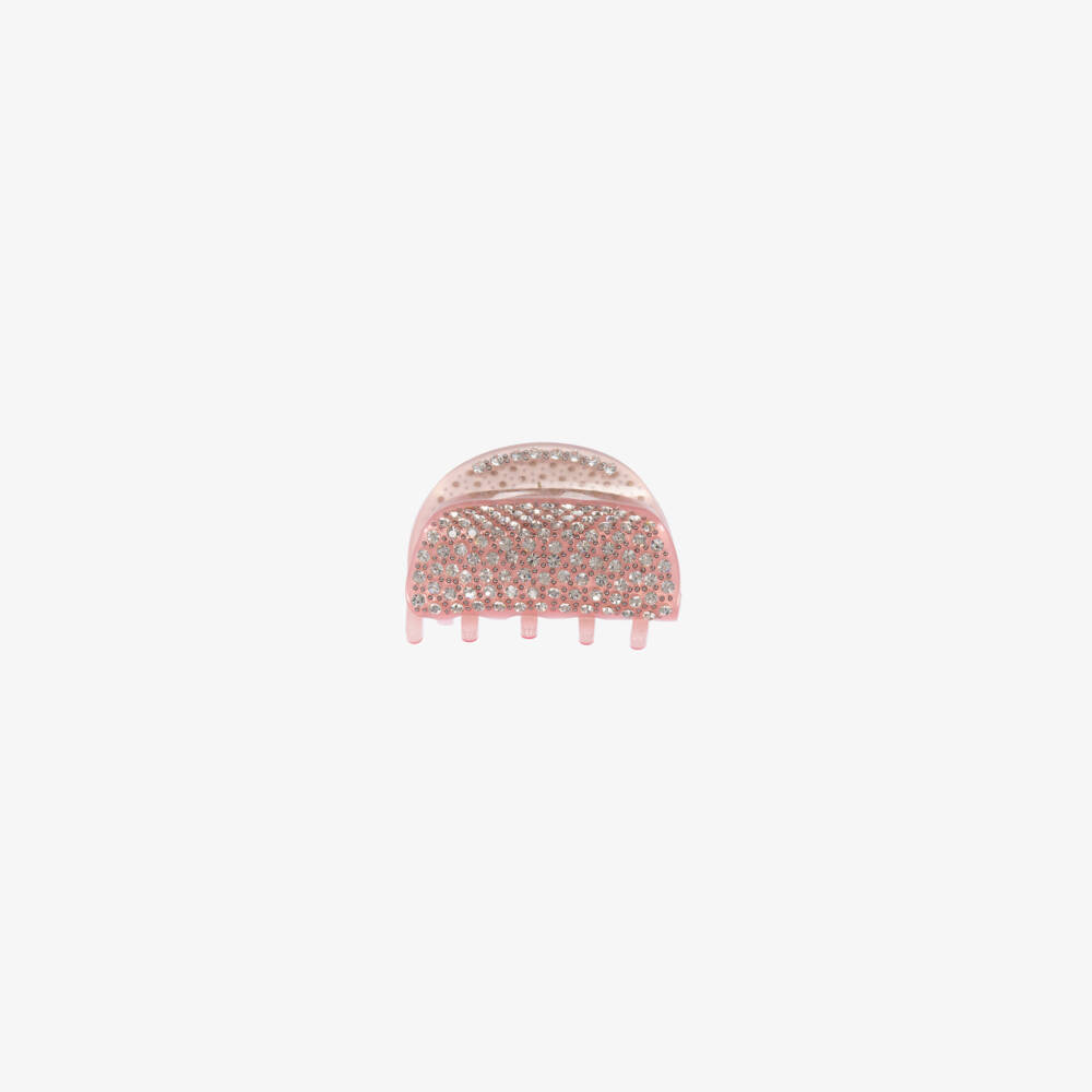 Milledeux-Girls Crystal Pink Hair Claw | Childrensalon Outlet