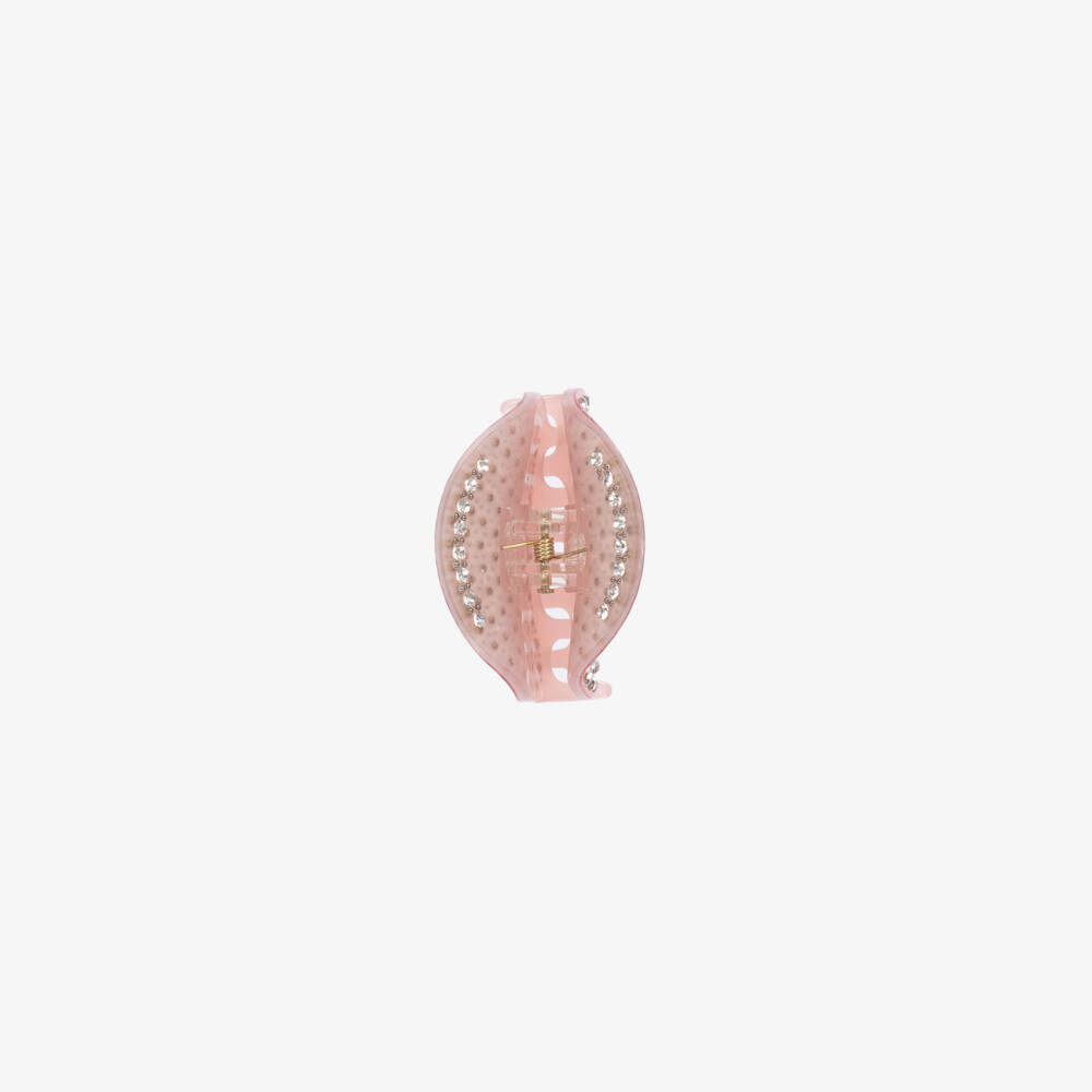 Milledeux-Girls Crystal Pink Hair Claw | Childrensalon Outlet