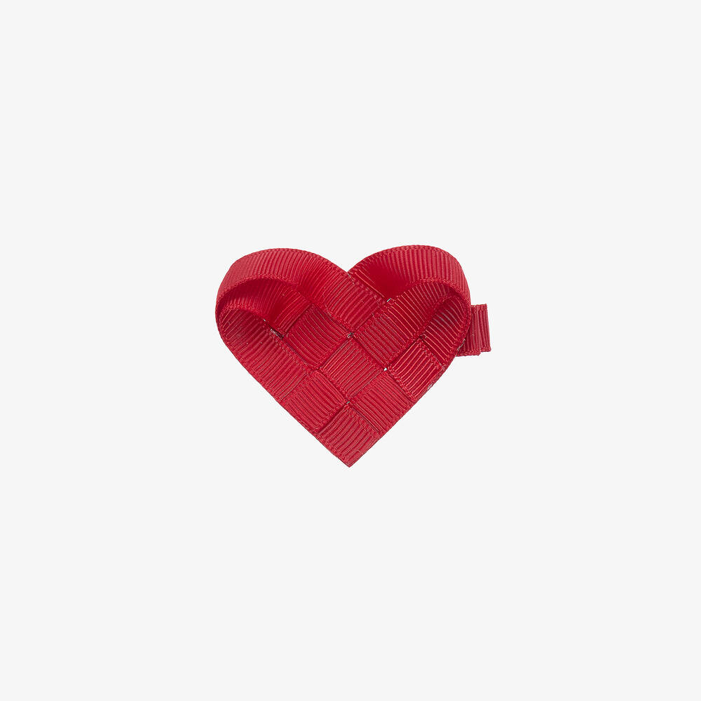 Milledeux-Girls Red Heart Clip (5cm) | Childrensalon Outlet