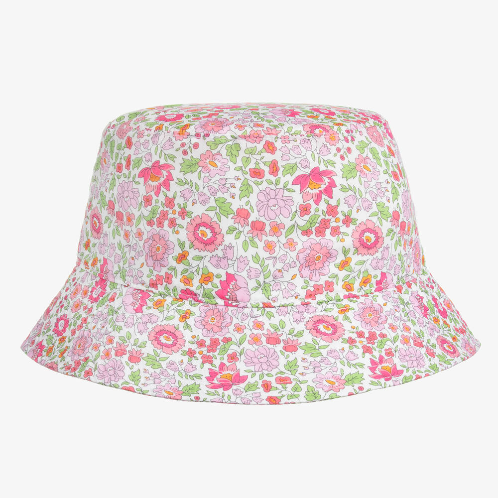 Milledeux-Белая хлопковая панама с принтом Liberty | Childrensalon Outlet