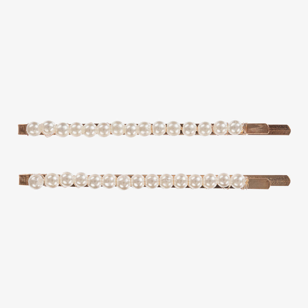 Milledeux - Barrette à perles (x 2) | Childrensalon