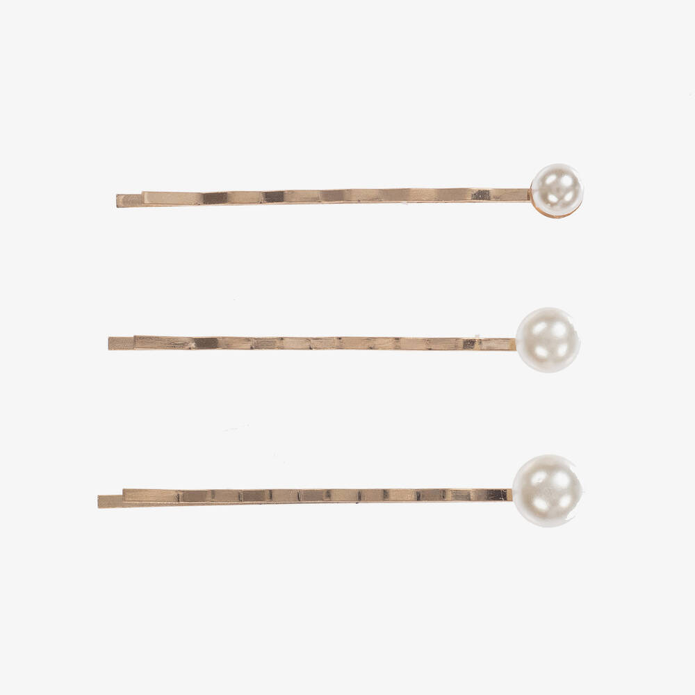 Milledeux - Barrettes à perles (x 3) | Childrensalon