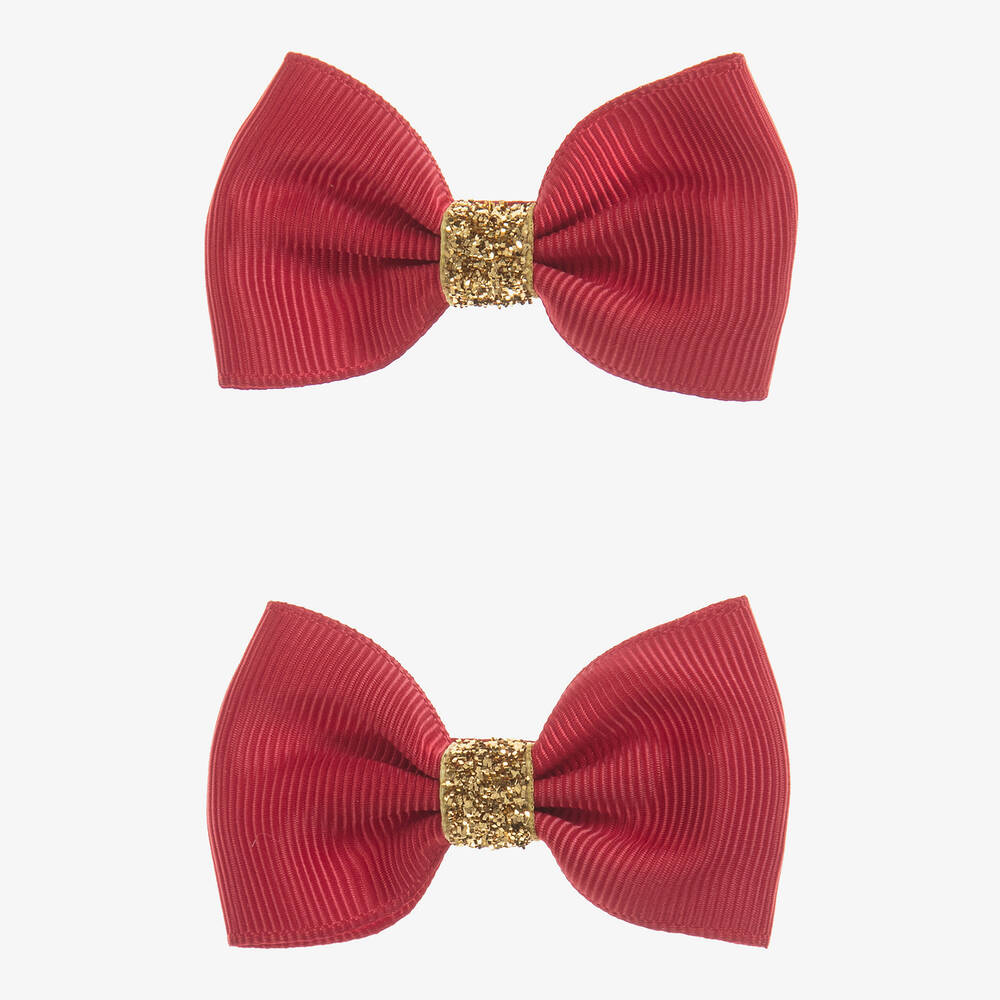 Milledeux-Red Hair Clips (2 Pack) | Childrensalon Outlet