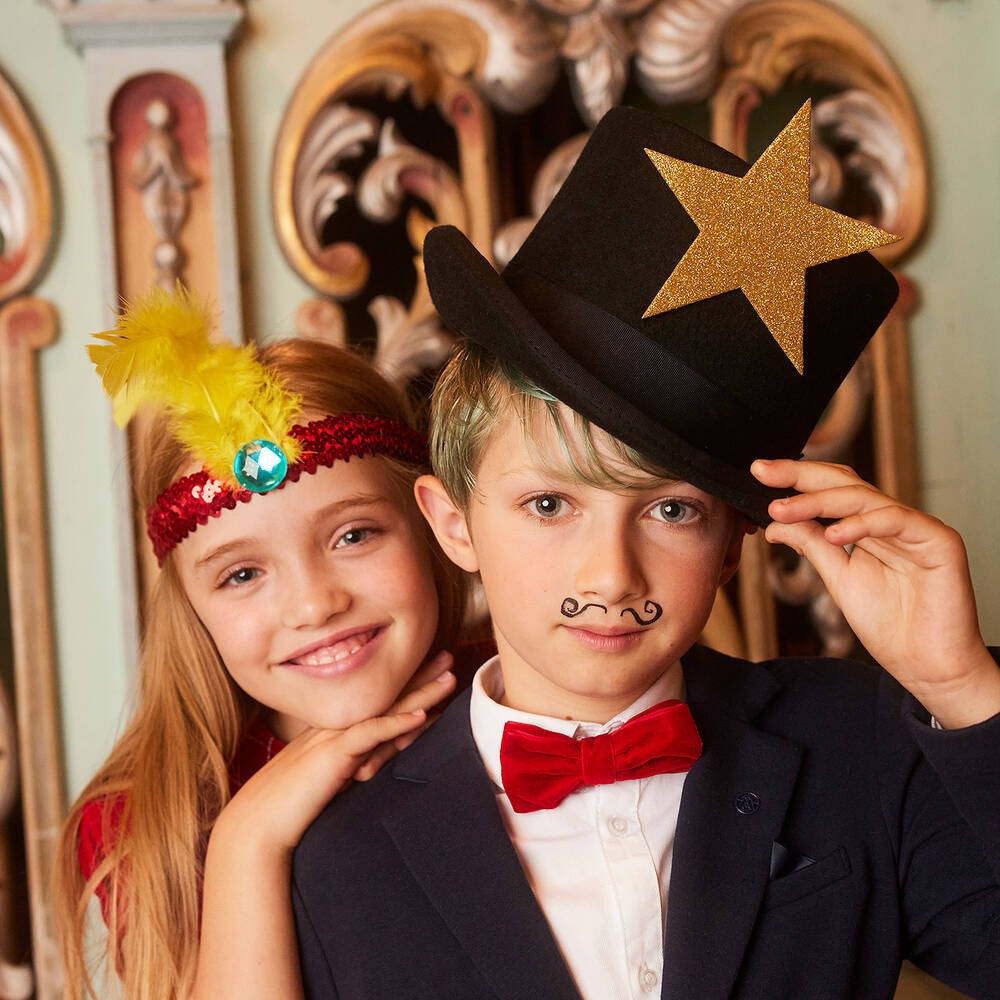 ميلو دو-بابيون مخمل لون أحمر للأولاد (10سم) | Childrensalon Outlet