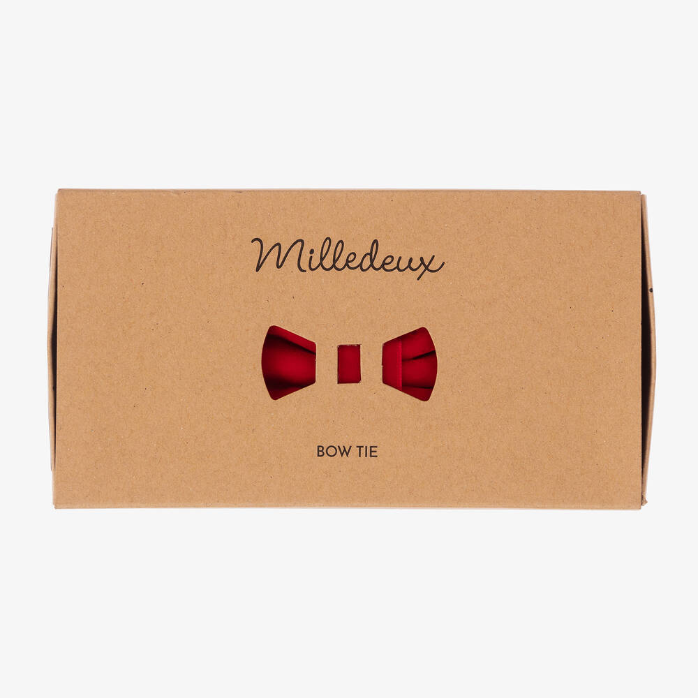 ميلو دو-بابيون مخمل لون أحمر للأولاد (10سم) | Childrensalon Outlet