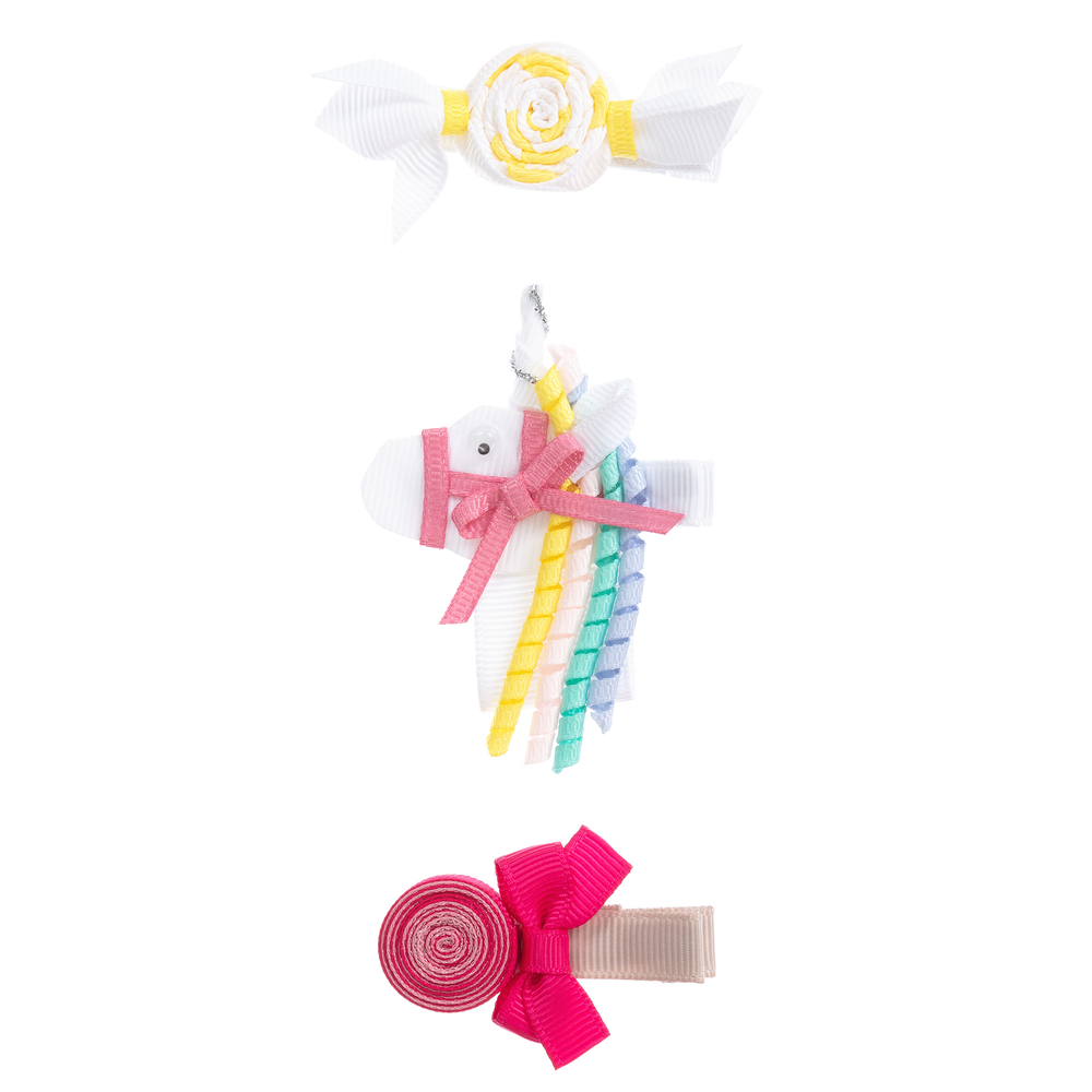 Milledeux - Unicorn Hairclips (3 Pack) | Childrensalon