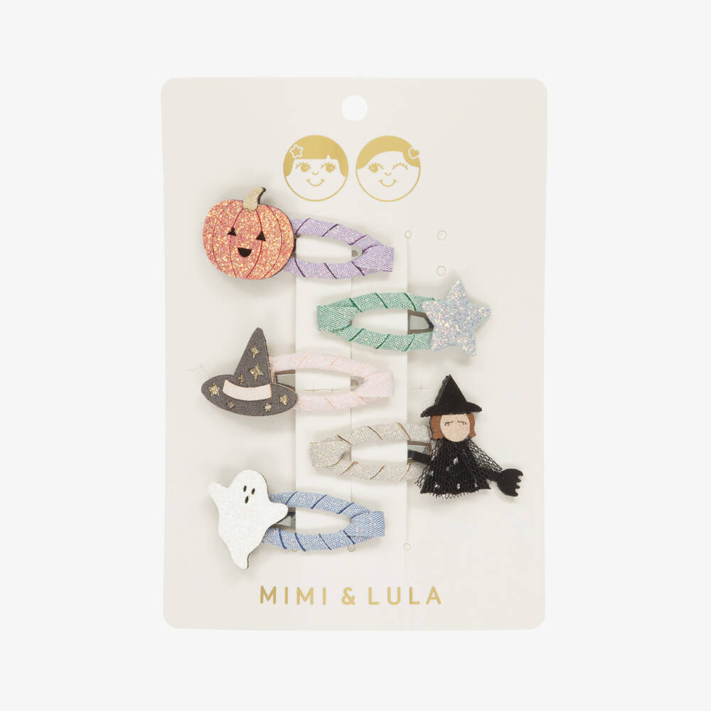 Mimi & Lula-Black Halloween Mini Clic Clacs | Childrensalon Outlet