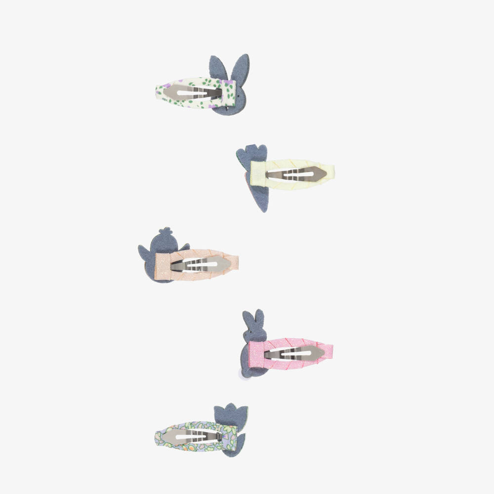 Mimi & Lula-Girls Easter Bunny & Chick Mini Hair Clips (5 Pack) | Childrensalon Outlet
