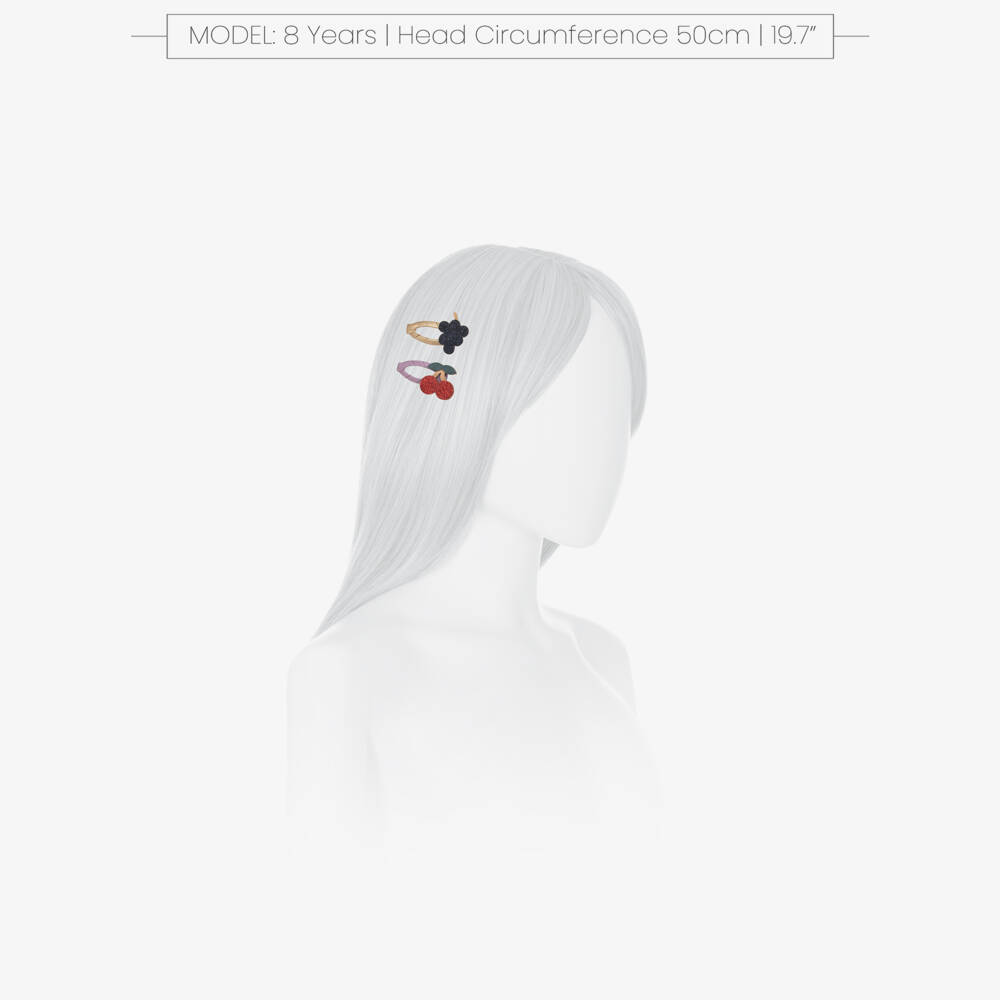 Mimi & Lula-Girls Multicoloured Fruit Hair Clips (5 Pack) | Childrensalon Outlet