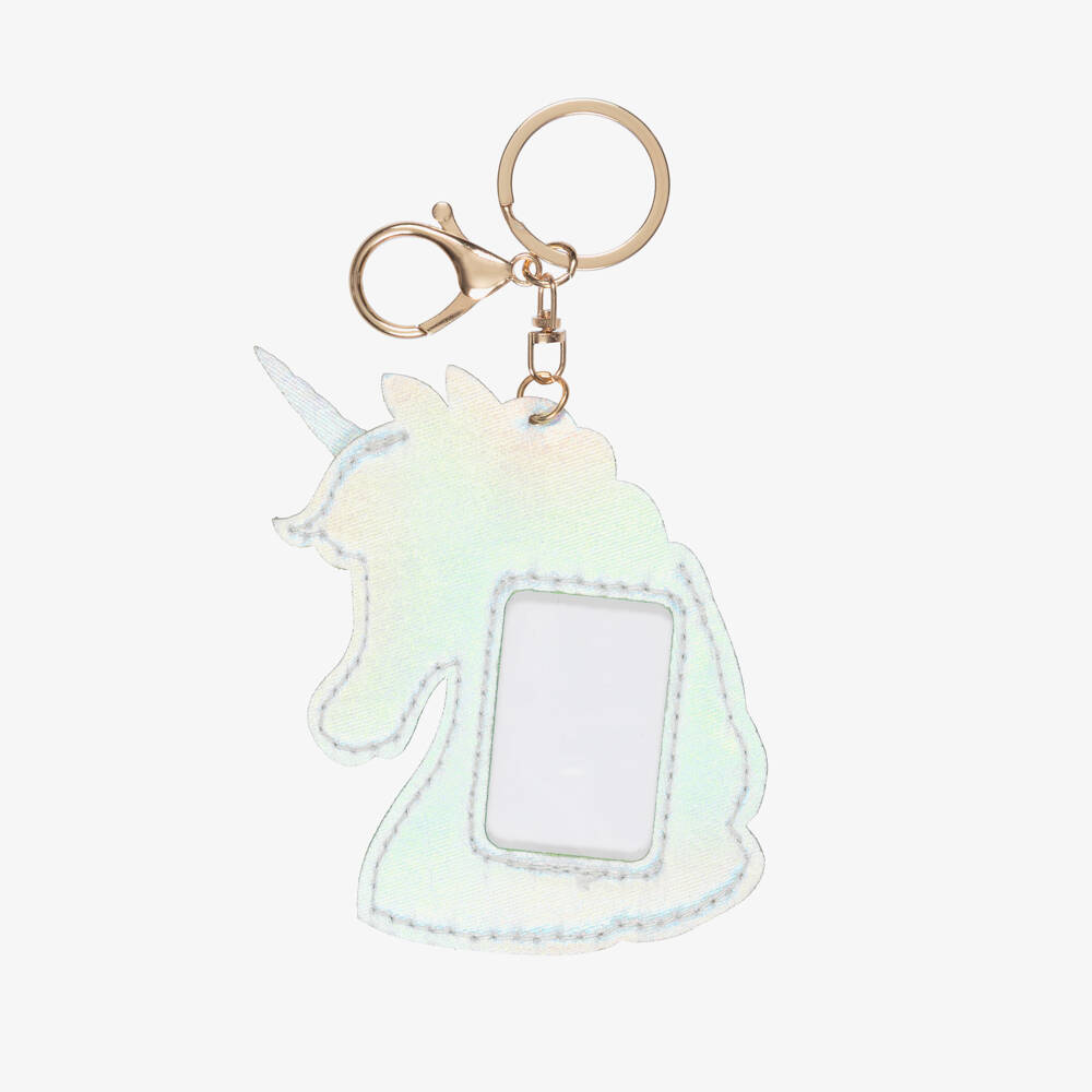Mimi & Lula-Girls Pink & Gold Unicorn Bag Charm (11cm) | Childrensalon Outlet