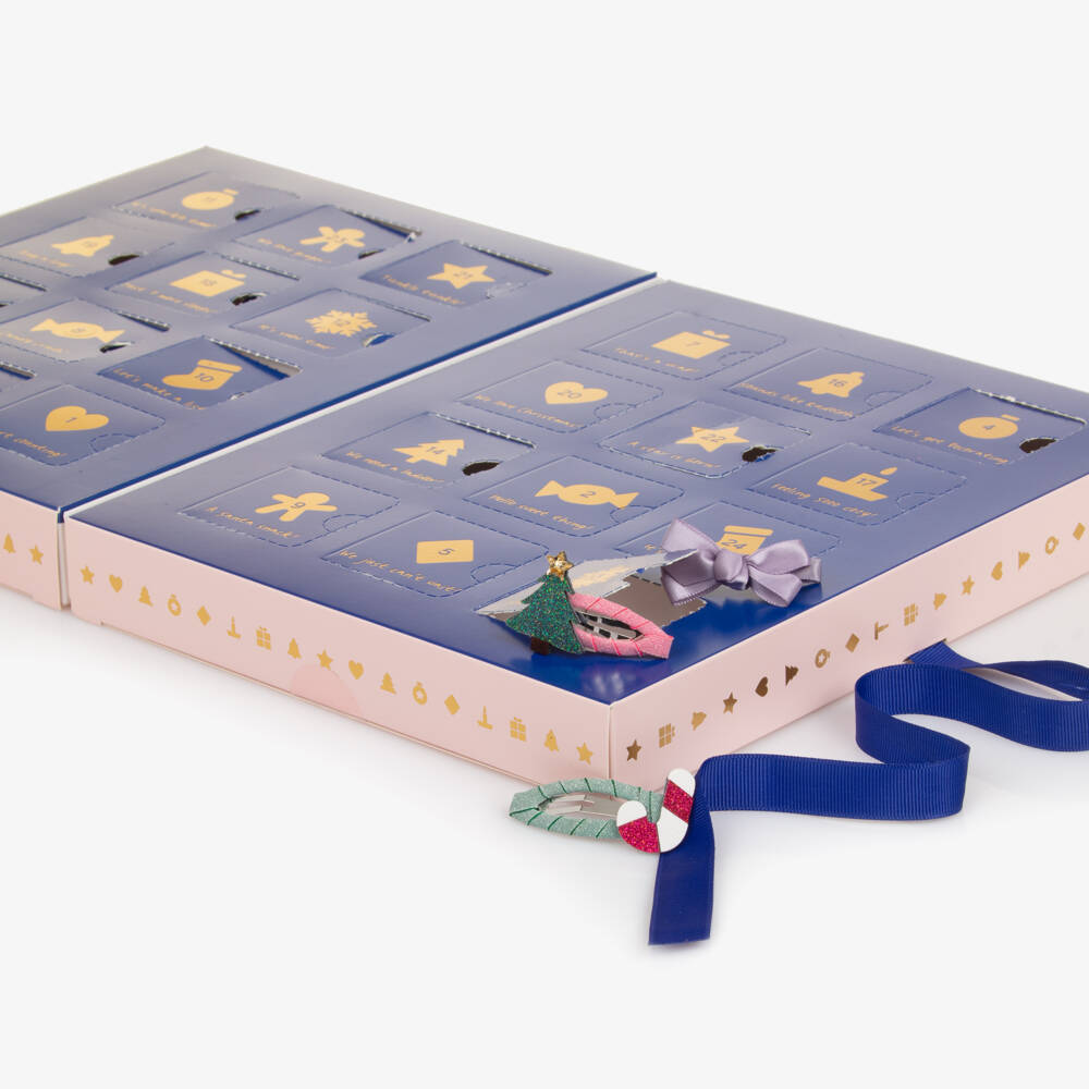 Mimi & Lula-Girls Pink Hair Accessories Advent Calendar (27cm) | Childrensalon Outlet