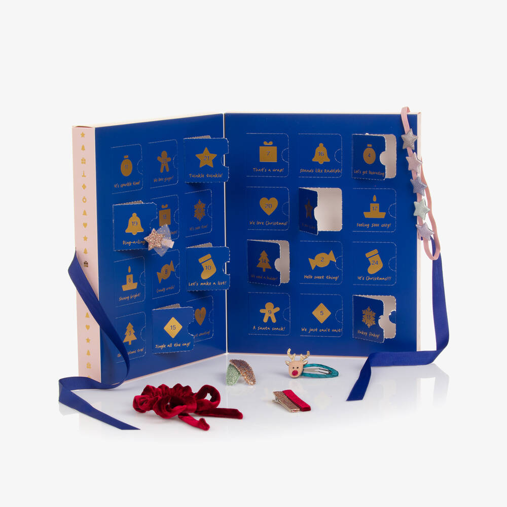 Mimi & Lula-Girls Pink Hair Accessories Advent Calendar (27cm) | Childrensalon Outlet