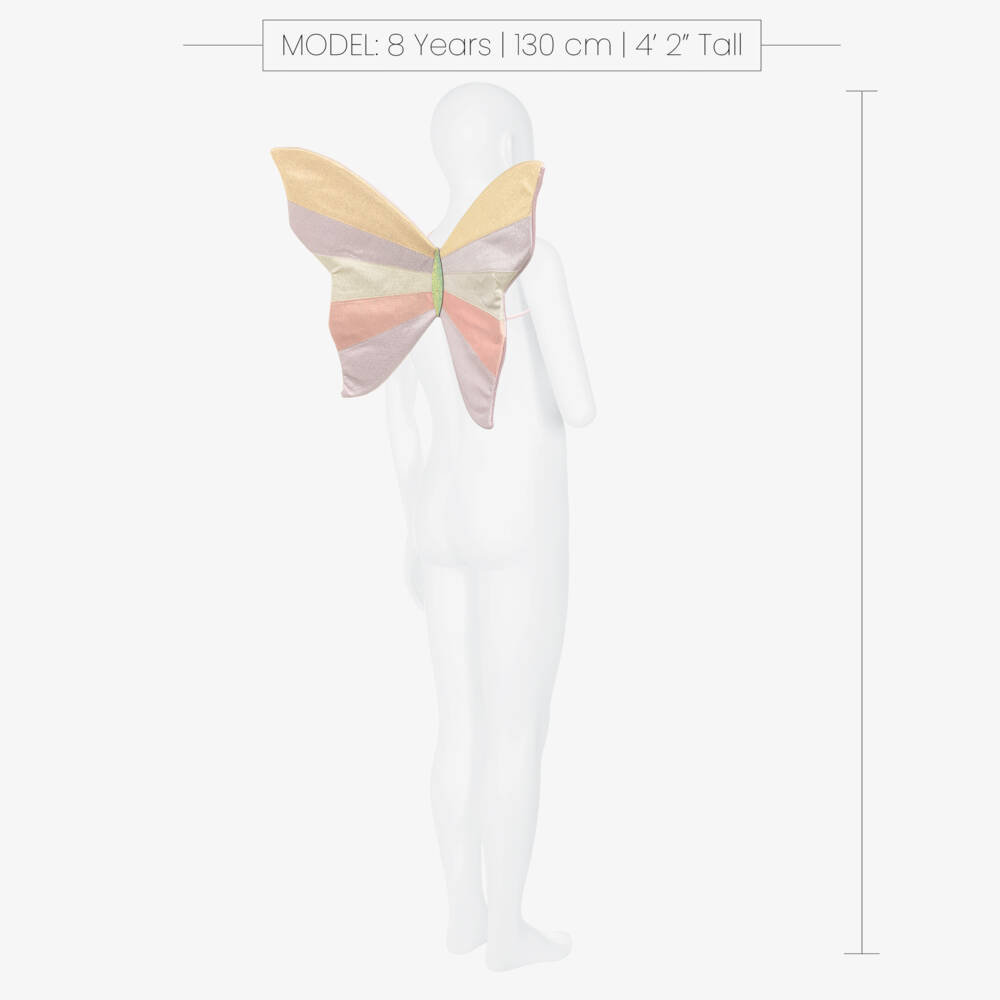 Mimi & Lula-Girls Pink Sparkly Intergalactic Wings (53cm) | Childrensalon Outlet
