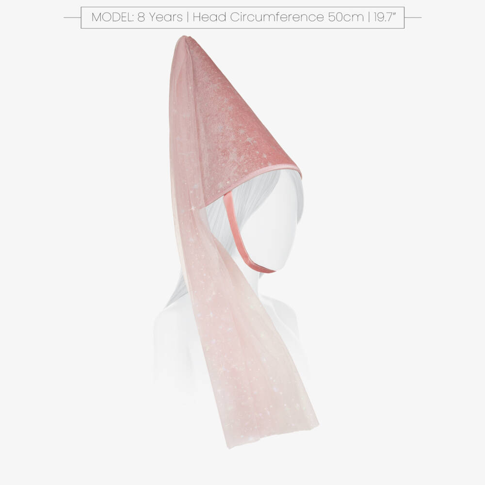 Mimi & Lula-Girls Pink Velvet Shimmery Princess Hat | Childrensalon Outlet