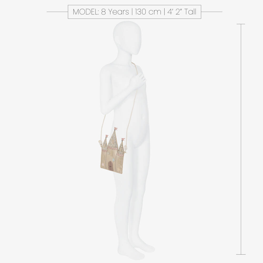 Mimi & Lula-Gold Enchanted Castle Bag (24cm) | Childrensalon Outlet