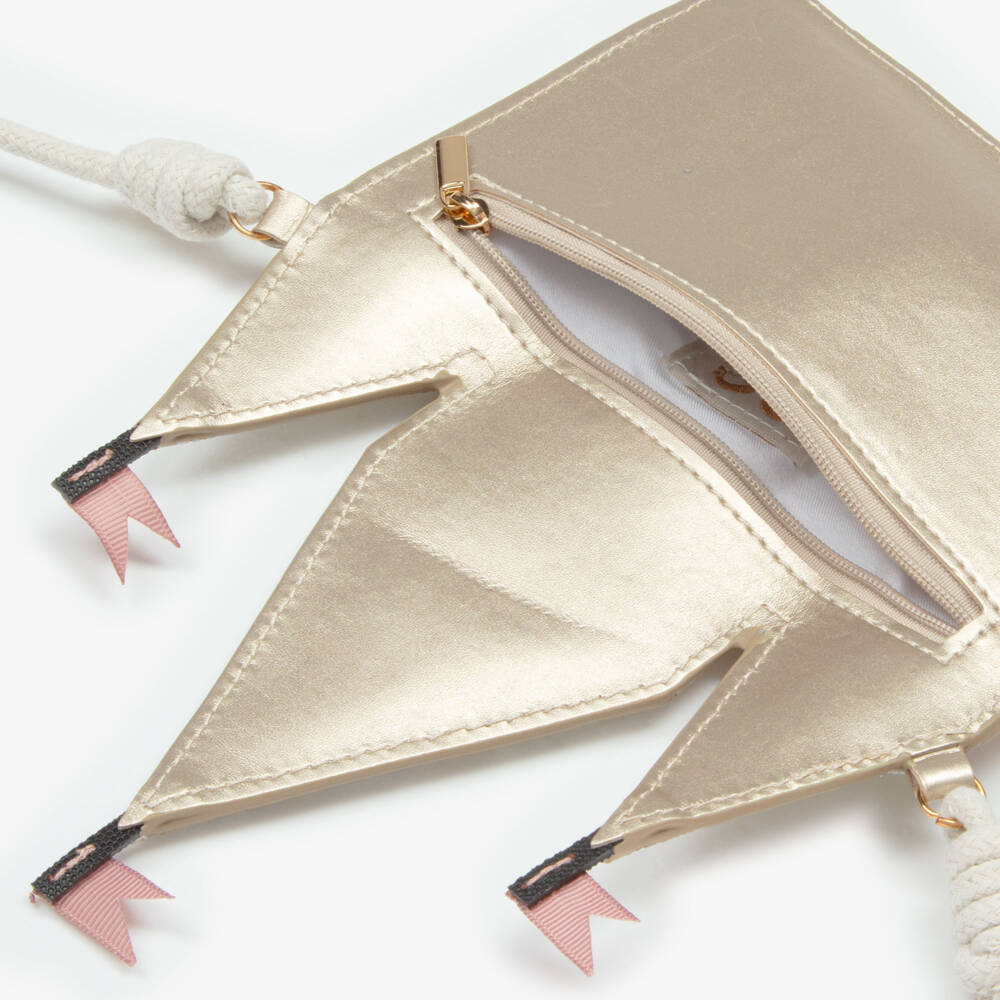 Mimi & Lula-Gold Enchanted Castle Bag (24cm) | Childrensalon Outlet