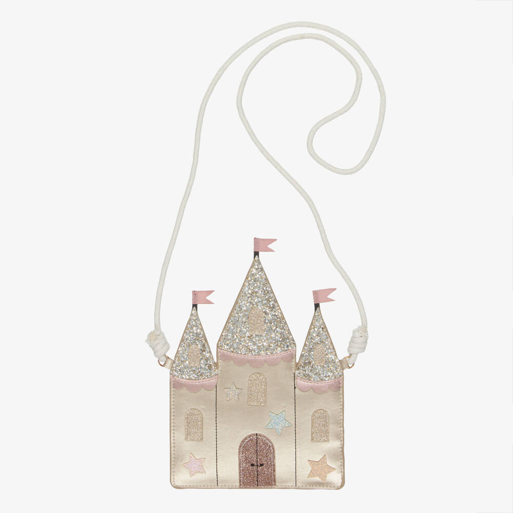 Mimi & Lula-Gold Enchanted Castle Bag (24cm) | Childrensalon Outlet