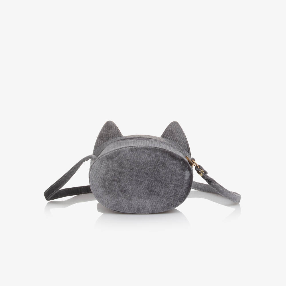 Mimi & Lula-Grey Kitty Cat Bag | Childrensalon Outlet