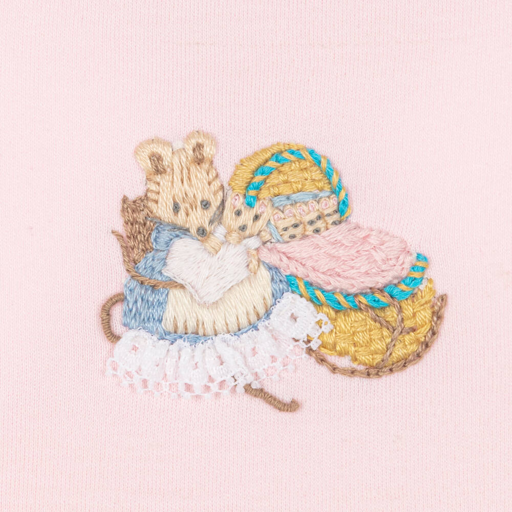 Mini-la-Mode-طقم بناتي وردي برسمة الفأر | Childrensalon Outlet