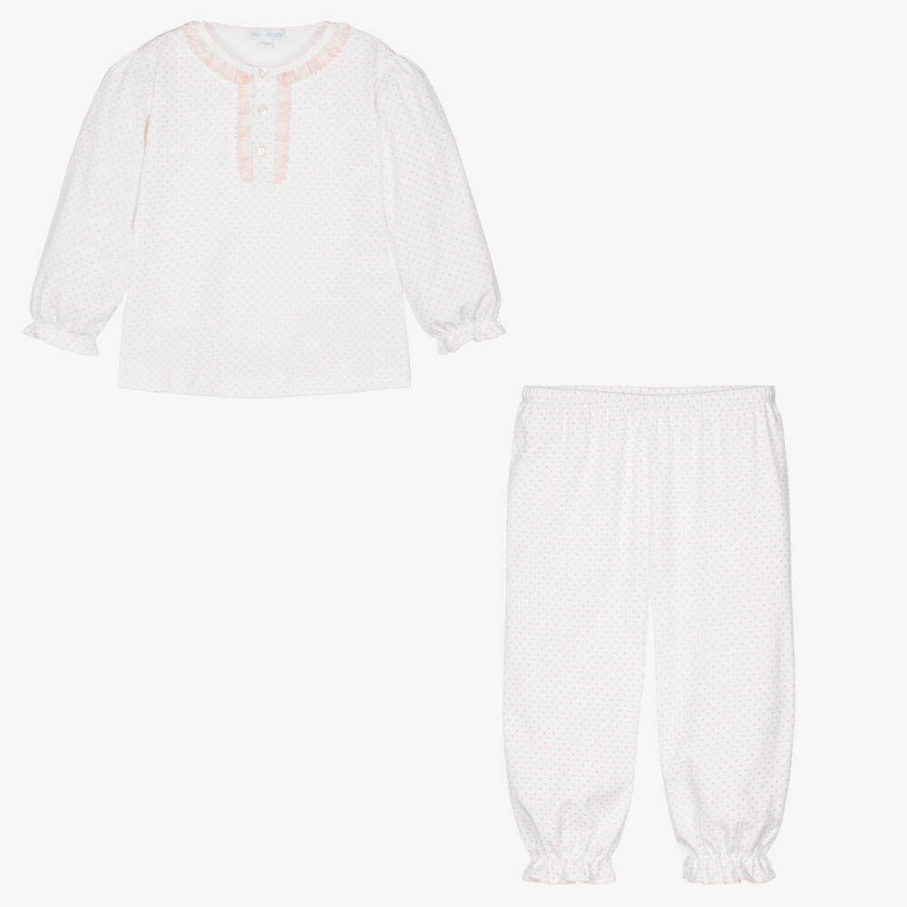 Mini-la-Mode-Girls Pima Cotton Pyjamas | Childrensalon Outlet