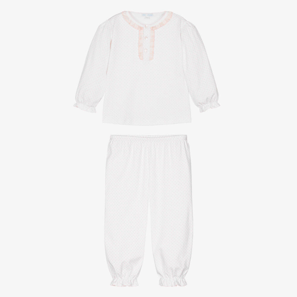 Mini-la-Mode-Girls Pima Cotton Pyjamas | Childrensalon Outlet