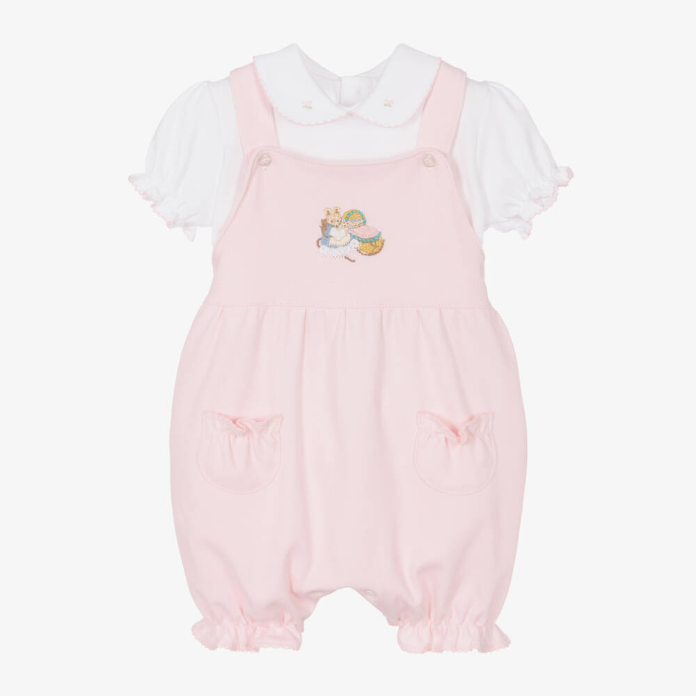 Mini-la-Mode-طقم بناتي وردي برسمة الفأر | Childrensalon Outlet