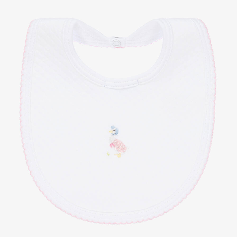 Mini-la-Mode-Jemima Puddle-Duck Pima Cotton Bib | Childrensalon Outlet