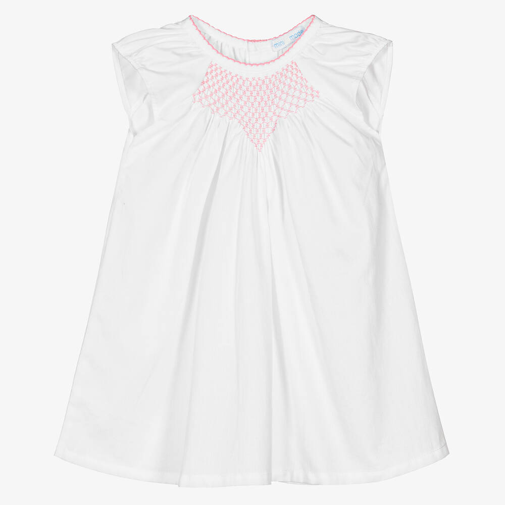 Mini-la-Mode - Платье со сборками и трусики из хлопка для малышей | Childrensalon