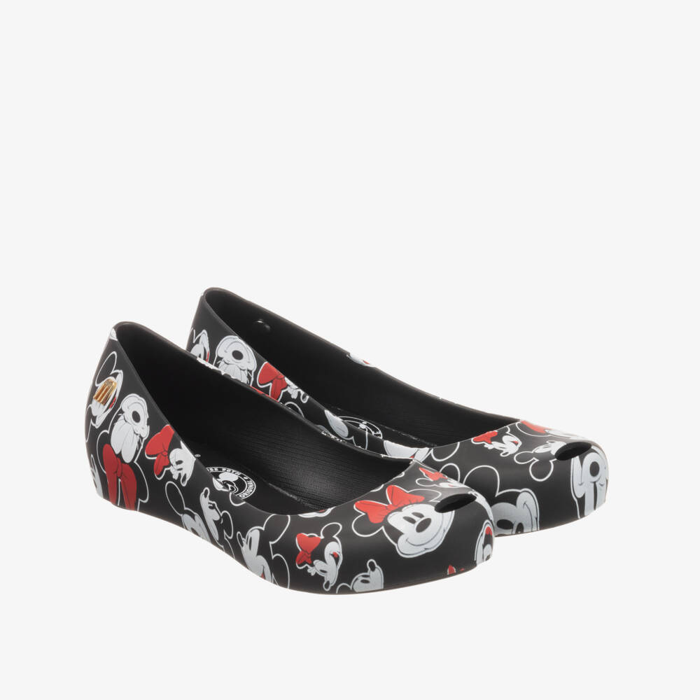 Mini Melissa-Black Disney Jelly Shoes | Childrensalon Outlet